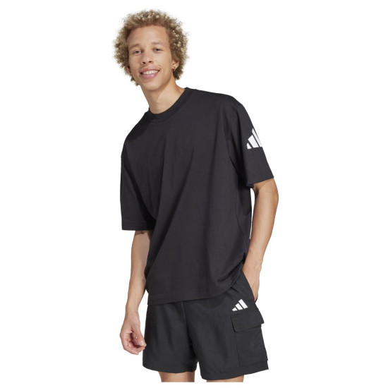 Adidas Ανδρική κοντομάνικη μπλούζα Essentials Single Jersey 3 Bar Logo Tee